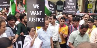 কুস্তিগিরদের পাশে বাংলার ক্রীড়াজগৎ, রাজপথে মমতার প্রতিবাদের মিছিল