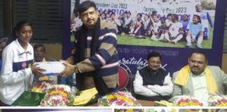 ময়দানের একঝাঁক কর্তাদের উপস্থিতিতে সংবর্ধিত কন্যাশ্রী চ্যাম্পিয়ন শ্রীভূমির ফুটবলাররা