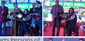 CSJC-র জমকালো অনুষ্ঠান, সম্মানিত দীপা মালিক সহ একঝাঁক খেলোয়াড়